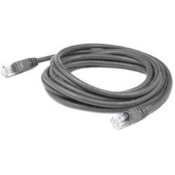 AddOn 10ft RJ-45 (Male) to RJ-45 (Male) Gray Cat6A UTP PVC Copper Patch Cable