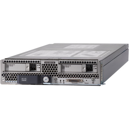 Cisco B200 M5 Blade Server - 2 x Intel Xeon Gold 5118 2.30 GHz - 192 GB RAM - Serial ATA, 12Gb/s SAS Controller