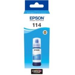 Epson 114 Refill Ink Bottle - Cyan - Inkjet