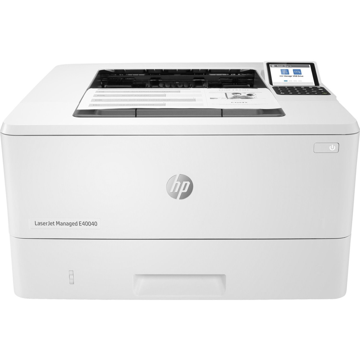 HP LaserJet Managed E40040dn Desktop Laser Printer - Monochrome