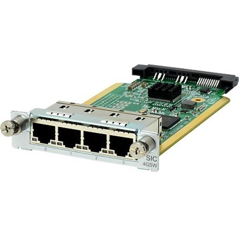 HPE MSR 4-Port Gig-T Switch SIC Module