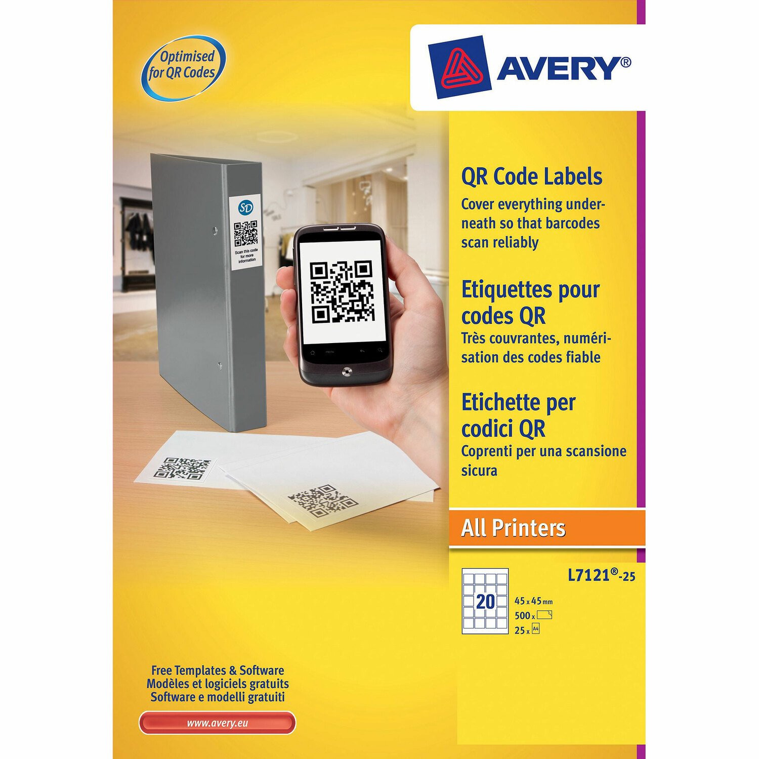 Avery QR Code Label