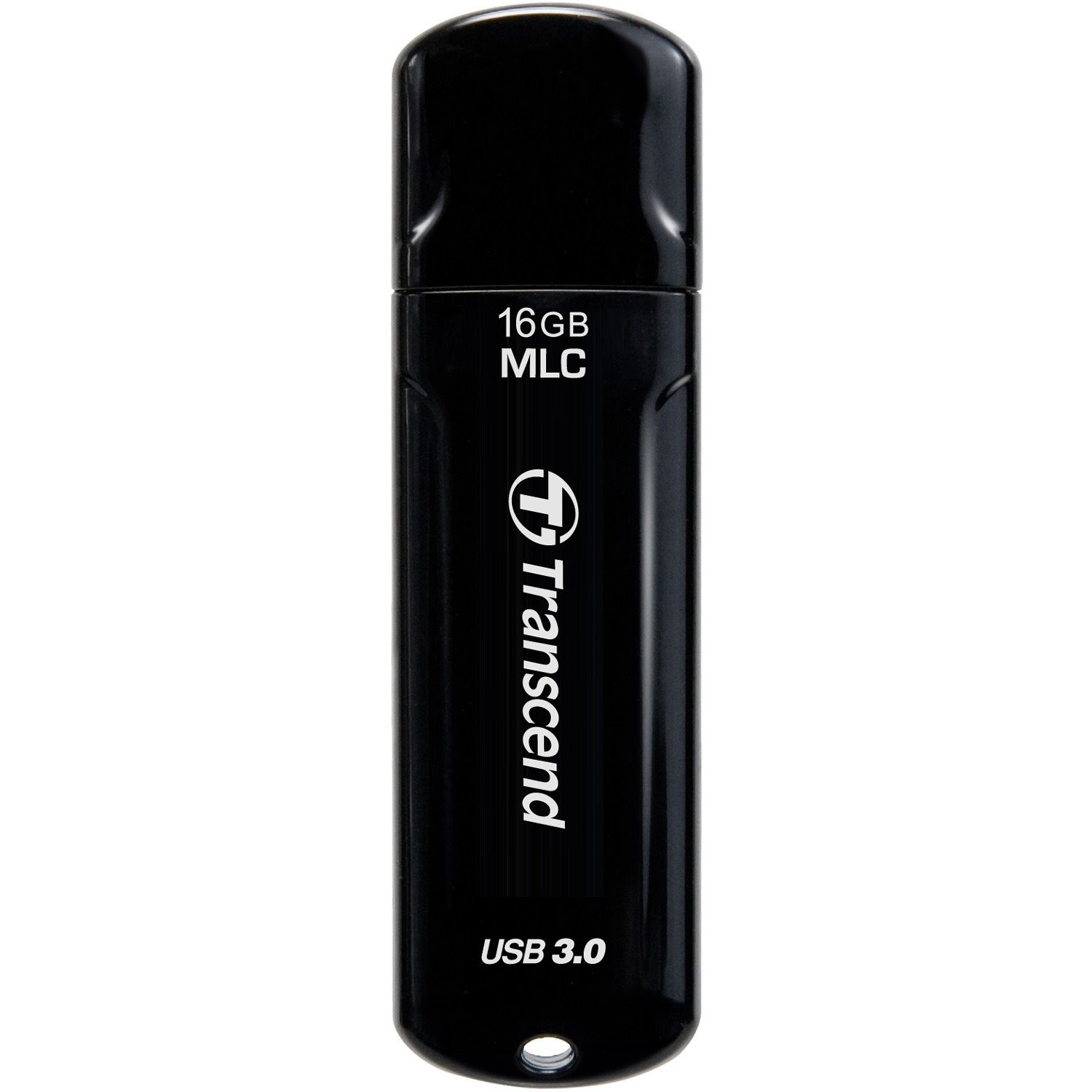 Transcend JetFlash 750 16 GB USB 3.0 Flash Drive - Black