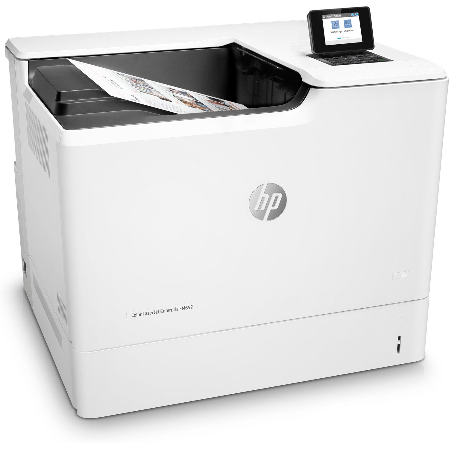 HP LaserJet M652n Desktop Laser Printer - Colour