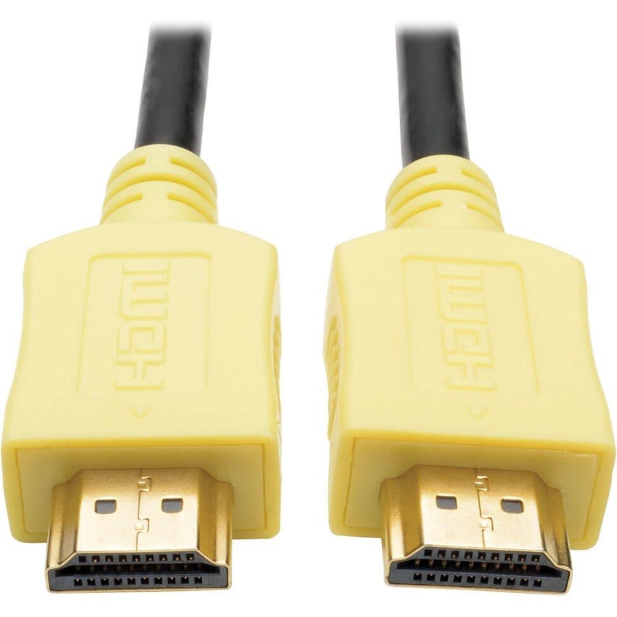 Tripp Lite by Eaton High-Speed HDMI Cable, Digital Video and Audio, UHD 4K (M/M), Yellow, 3 ft. (0.91 m)