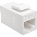 Tripp Lite by Eaton Cat6a Straight-Through Modular In-Line Snap-In Coupler (RJ45 F/F) TAA