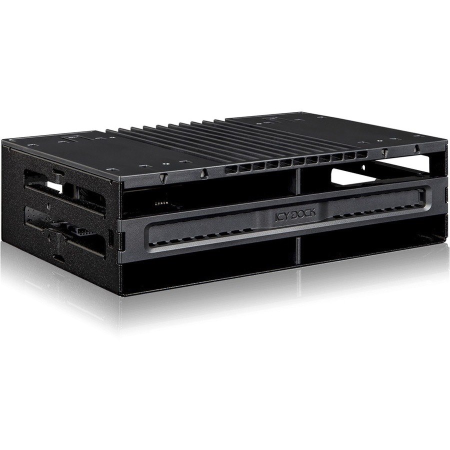 Icy Dock FlexiDOCK MB024SP-B Drive Enclosure 12Gb/s SAS, SATA/600 - Serial ATA/600 Host Interface External - Black