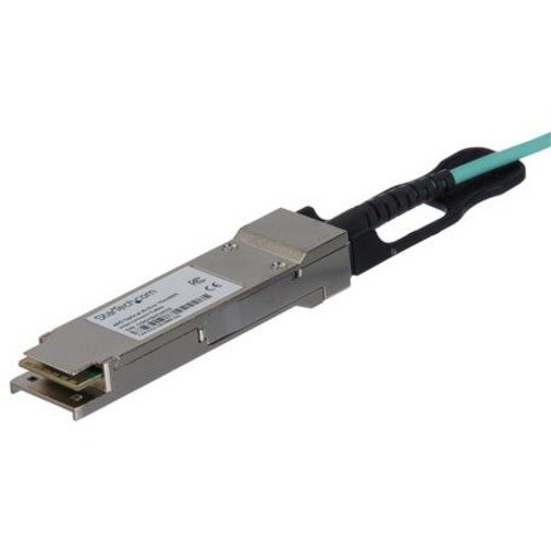 StarTech.com MSA Uncoded 30m 40G QSFP+ to SFP AOC Cable - 40 GbE QSFP+ Active Optical Fiber - 40 Gbps QSFP Plus Cable 98.4'