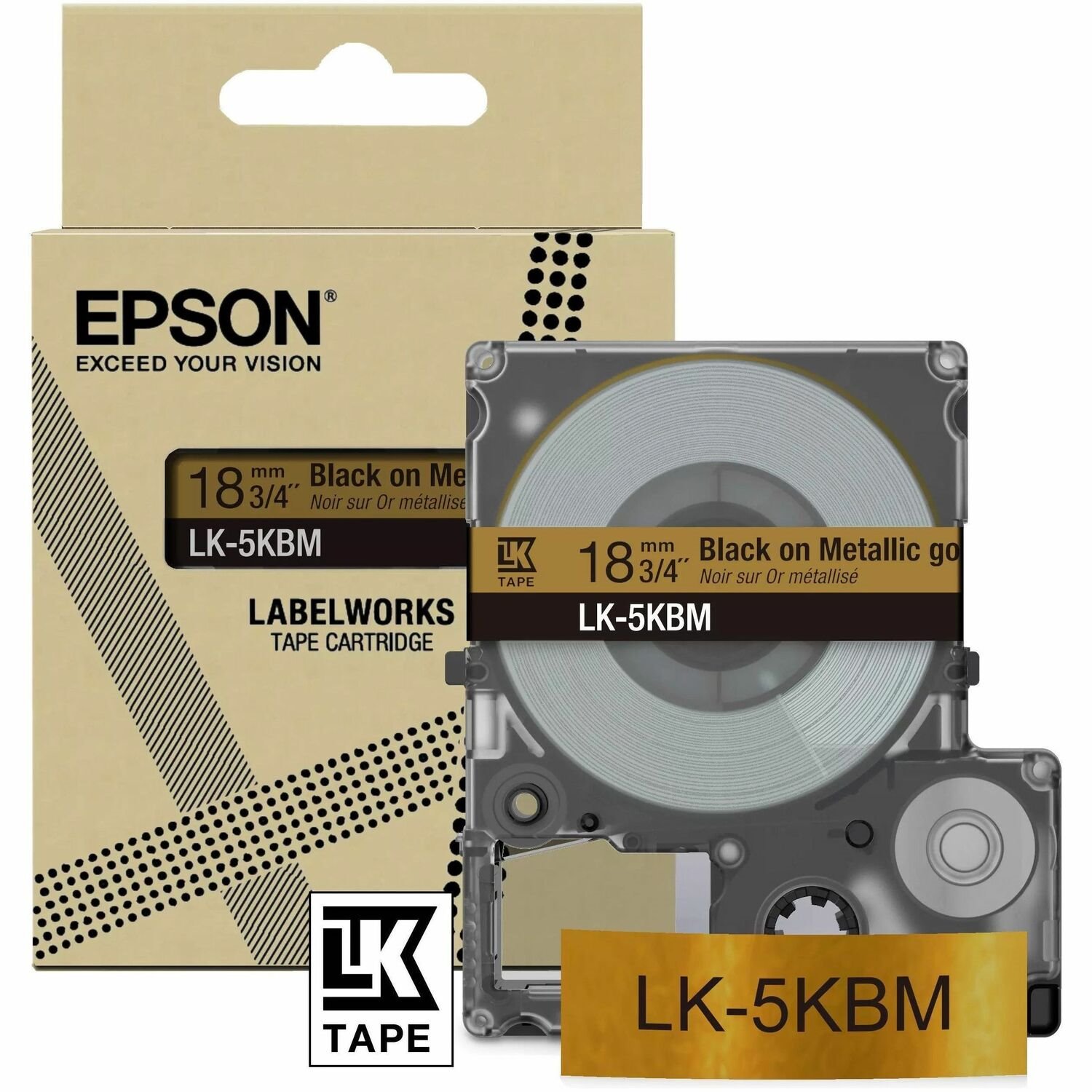 Epson LK-5KBM Label Tape