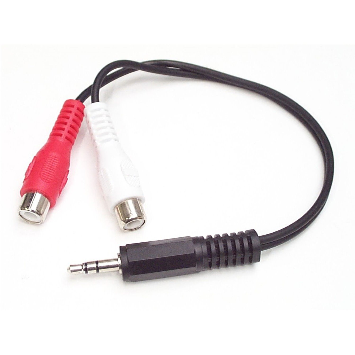 StarTech.com 6in Stereo Audio Cable - 3.5mm Male to 2x RCA Female