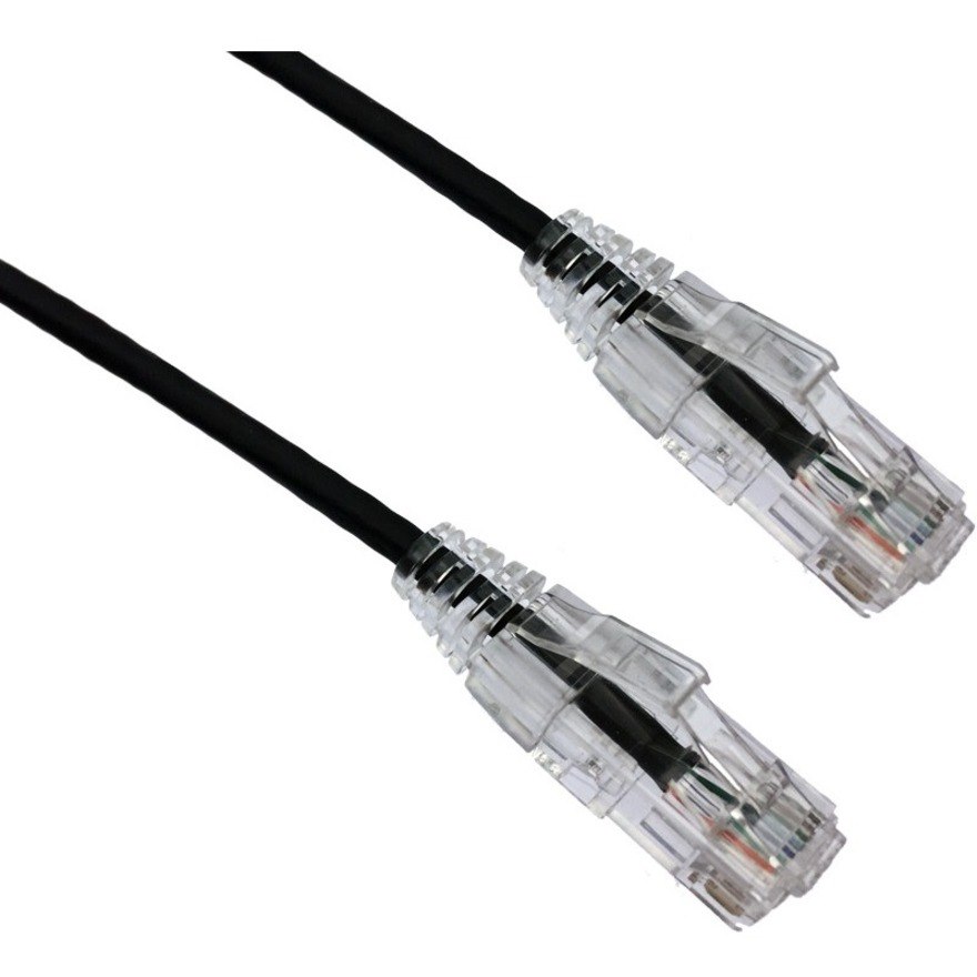 Axiom 90FT CAT6A BENDnFLEX Ultra-Thin Snagless Patch Cable 650mhz (Black)