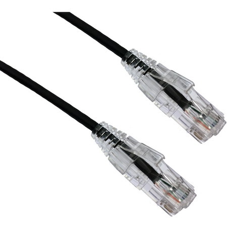 Axiom 8FT CAT6A BENDnFLEX Ultra-Thin Snagless Patch Cable 650mhz (Black)