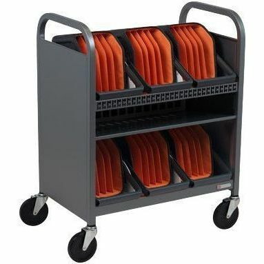 Bretford CUBE Transport Cart with Caddies - TVCT30CAD