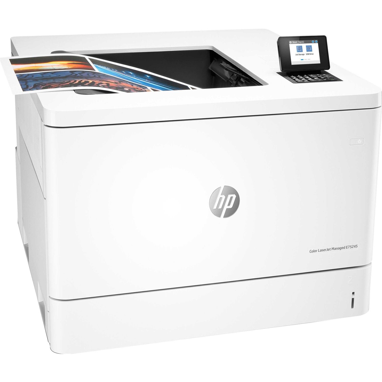 HP LaserJet Managed E75245 E75245dn Desktop Laser Printer - Colour