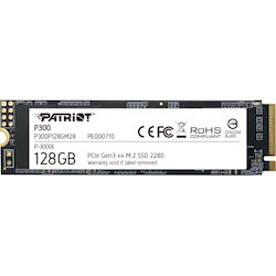 Patriot Memory P300 128 GB Solid State Drive - M.2 2280 Internal - PCI Express NVMe (PCI Express NVMe 3.0 x4)