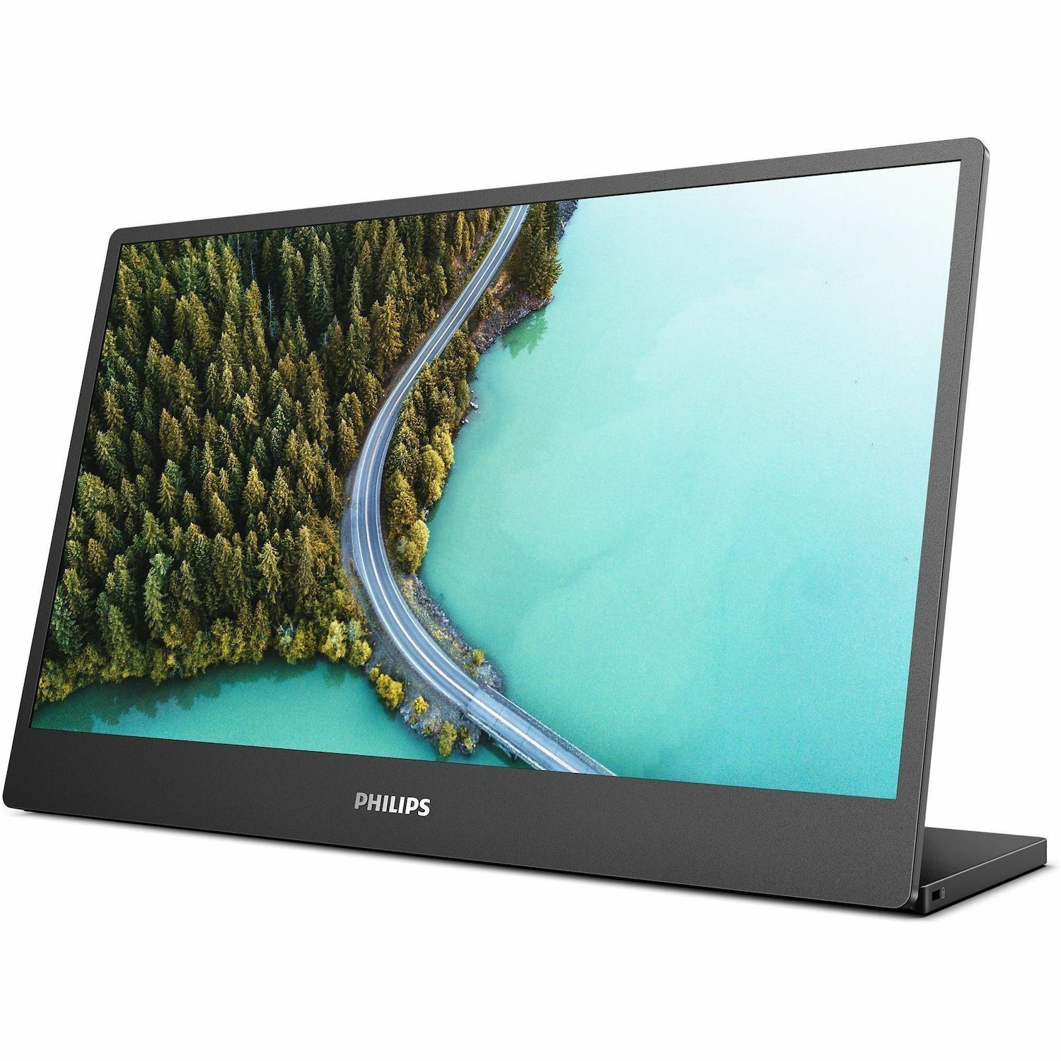 Philips 16B1P3302 16" Class Full HD LED Monitor - 16:9 - Textured Black