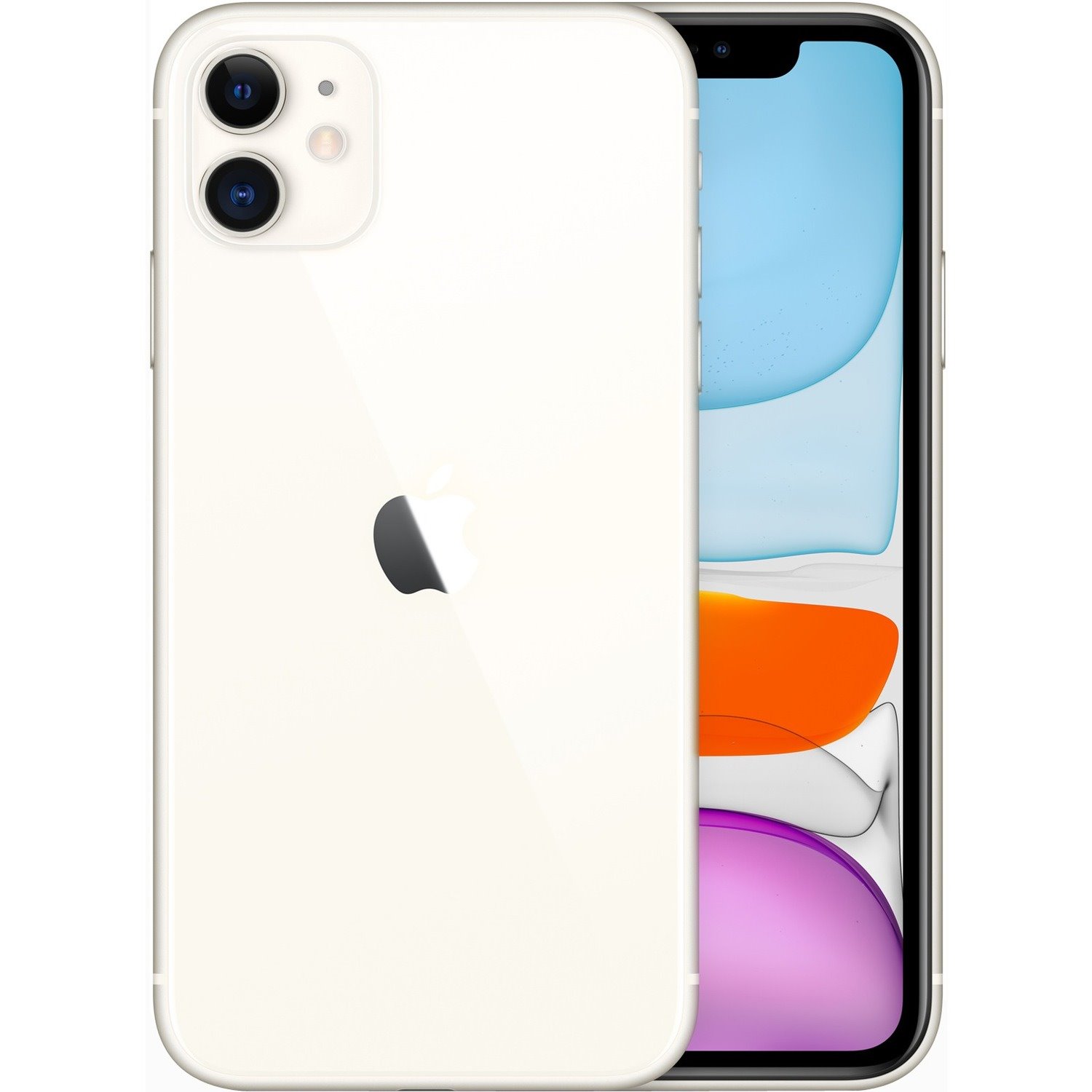Apple iPhone 11 64 GB Smartphone - 6.1" LCD HD 1792 x 828 - 4 GB RAM - iOS 13 - 4G - White