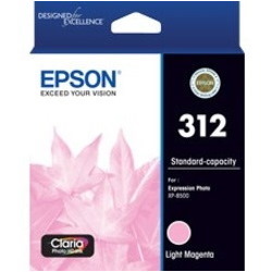 Epson Claria Photo HD 312 Original Standard Yield Inkjet Ink Cartridge - Light Magenta - 1 Pack