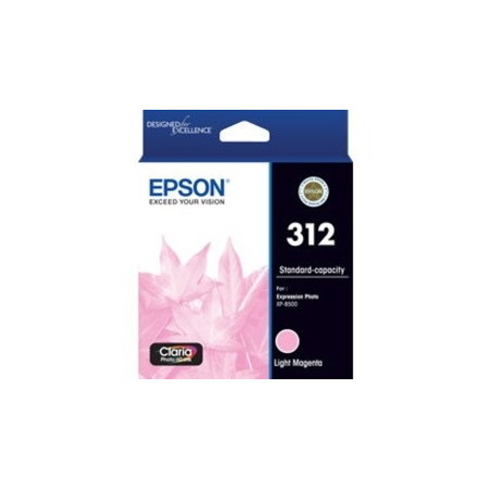 Epson Claria Photo HD 312 Original Standard Yield Inkjet Ink Cartridge - Light Magenta - 1 Pack