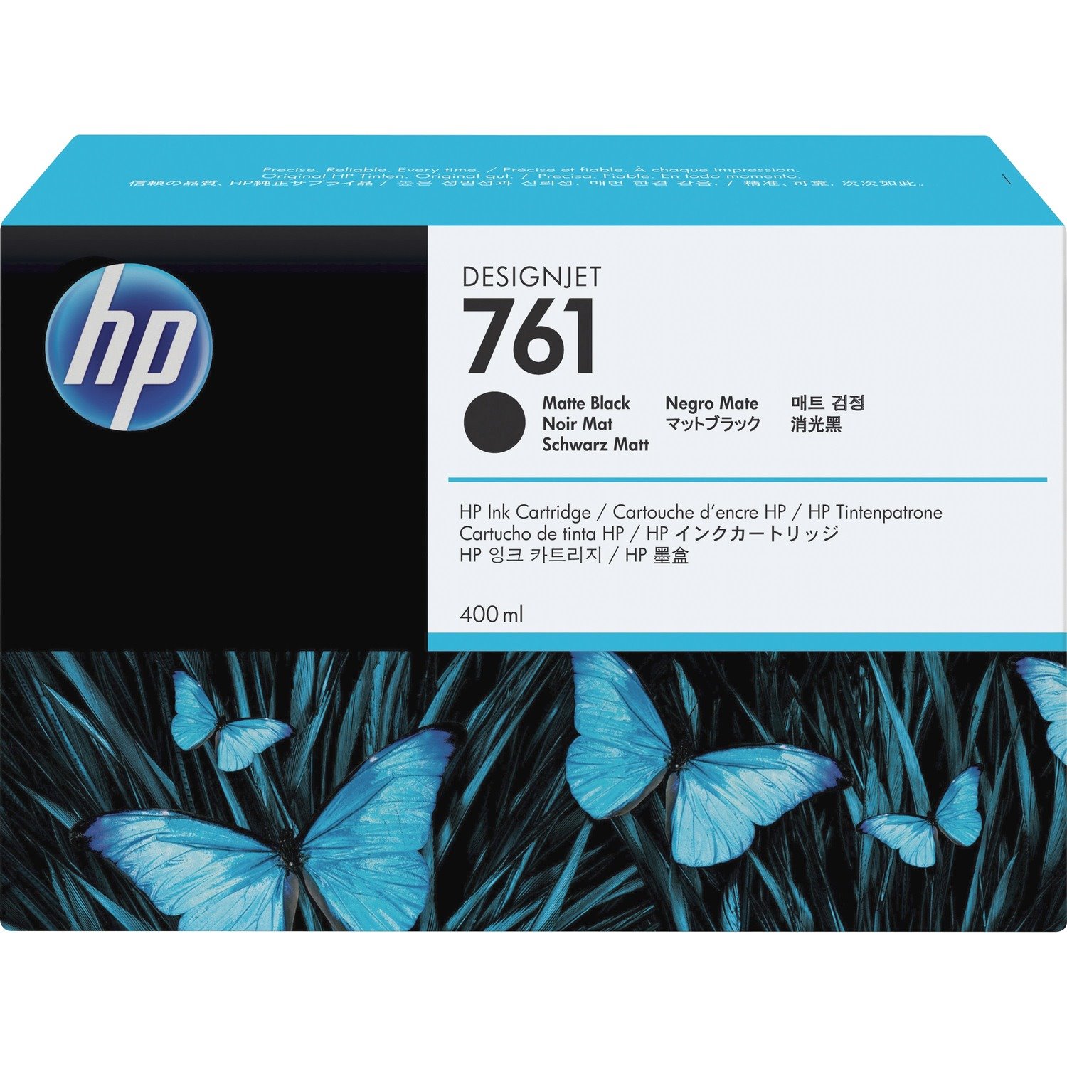 HP 761 Original Inkjet Ink Cartridge - Black - 1 / Each