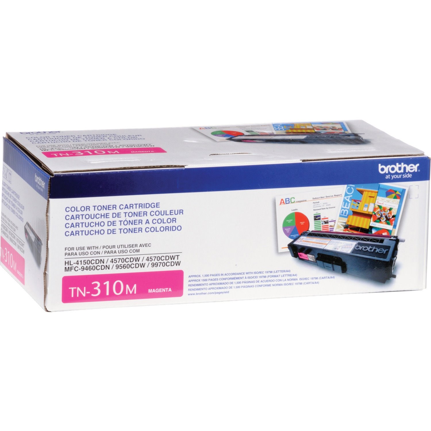 Brother Genuine TN310M Magenta Toner Cartridge