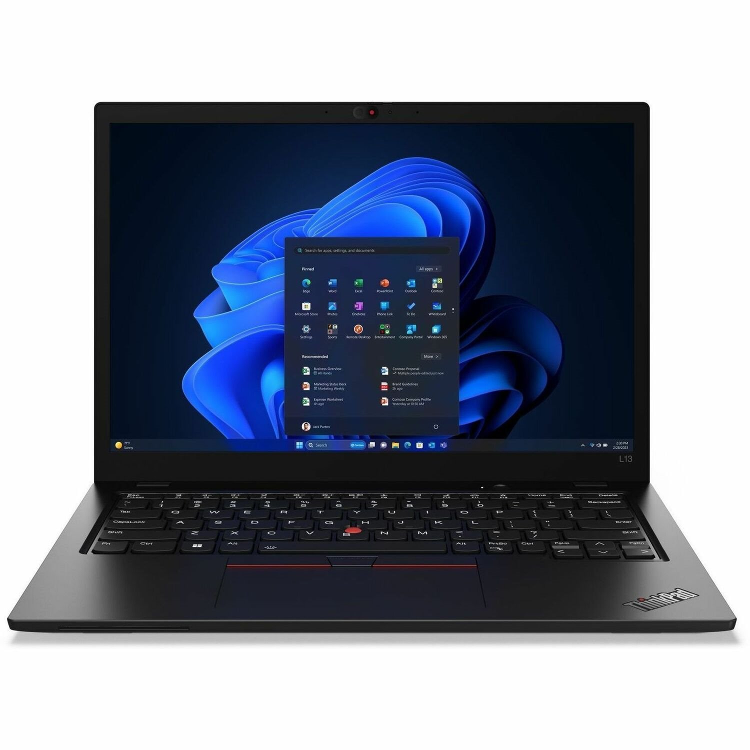 Lenovo ThinkPad L13 Gen 5 21LB000XAU 13.3" Notebook - WUXGA - Intel Core Ultra 5 125U - 16 GB - 512 GB SSD - English Keyboard - Black