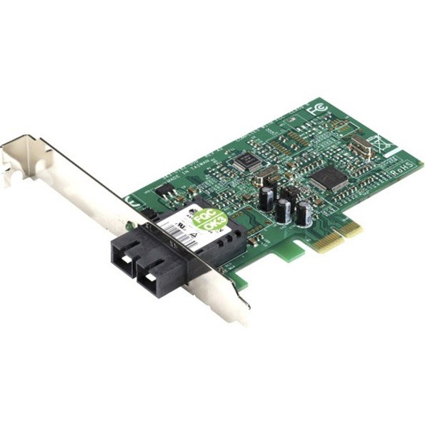 Black Box PCI-E Fiber Adapter, 100BASE-FX, Multimode SC