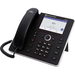 AudioCodes C450HD IP Phone - Corded - Corded/Cordless - Wi-Fi, Bluetooth - Desktop - Black