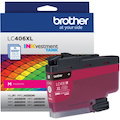 Brother INKvestment LC406XLM Original High Yield Inkjet Ink Cartridge - Single Pack - Magenta - 1 Each
