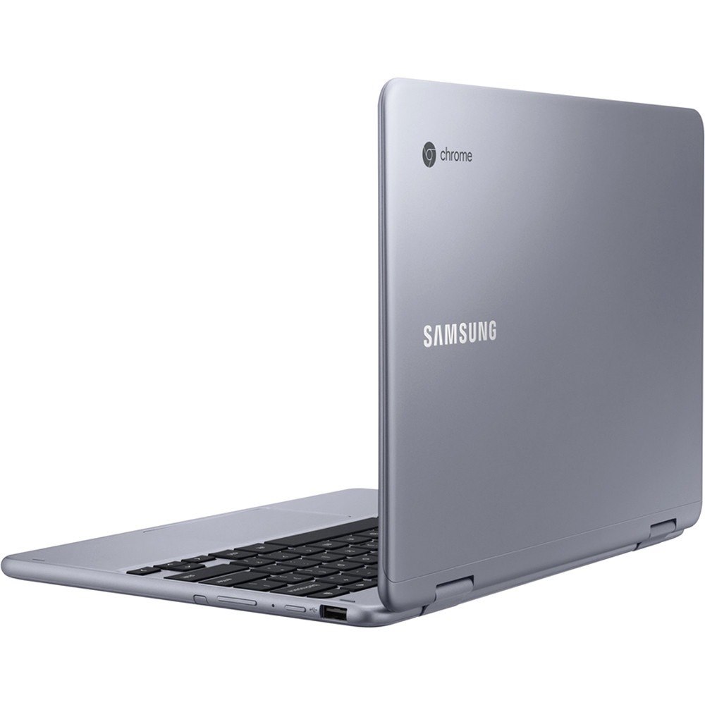 Samsung Chromebook Plus XE525QBB-K01US 12.2" Touchscreen Convertible 2 in 1 Chromebook - Intel Celeron 3965Y - 4 GB - 32 GB Flash Memory - Stealth Silver