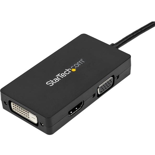 StarTech.com Travel A/V adapter: 3-in-1 DisplayPort to VGA DVI or HDMI converter