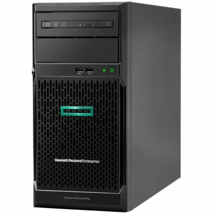 HPE ProLiant ML30 G10 Plus 4U Tower Server - 1 x Intel Xeon E-2314 2.80 GHz - 16 GB RAM - Serial ATA Controller