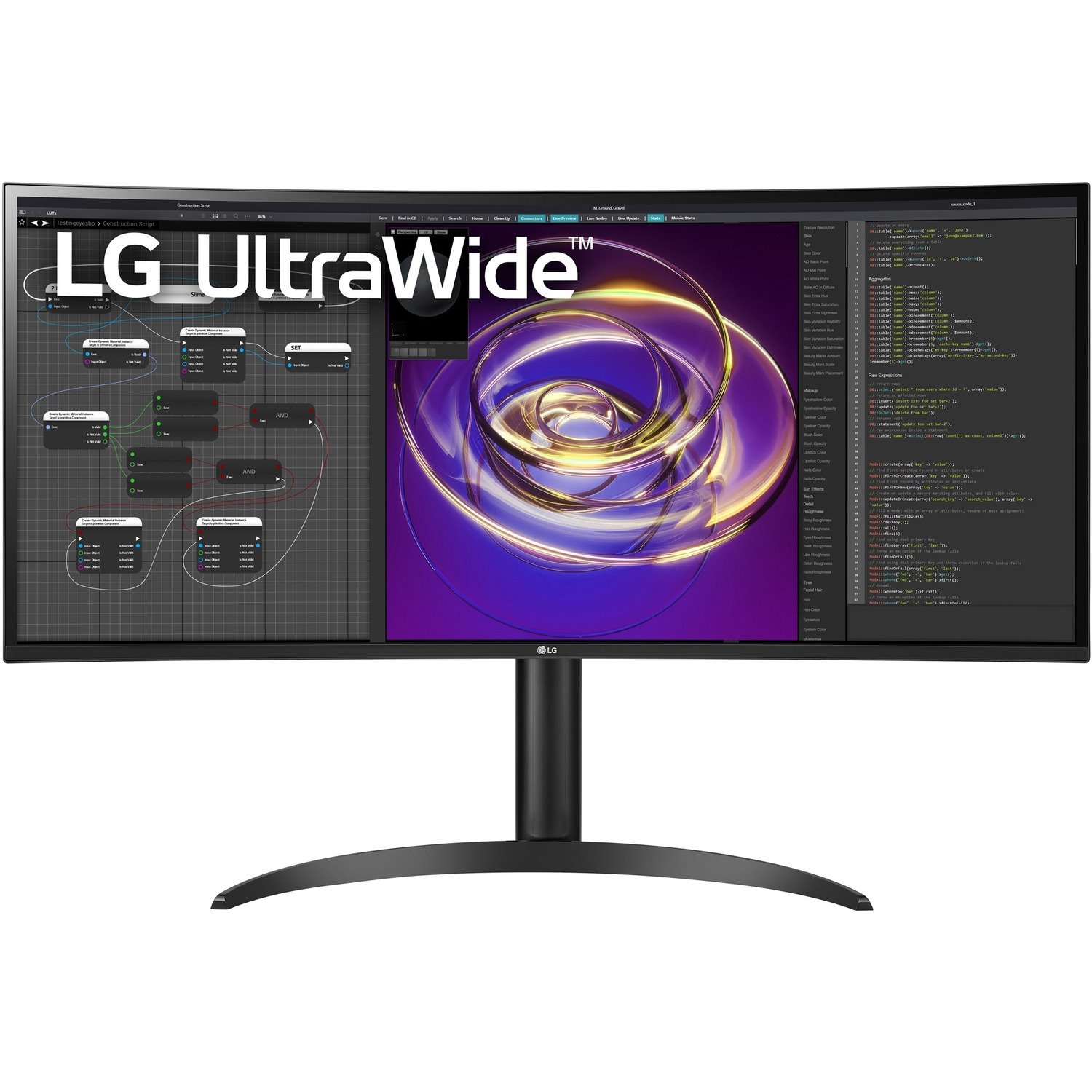 LG Ultrawide 34WP85CN-B 34" Class WQHD Curved Screen LCD Monitor - 21:9