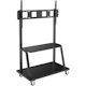 Eaton Tripp Lite Series Heavy-Duty Rolling TV Cart for 60" to 105" Flat-Screen Displays, Locking Casters, Black