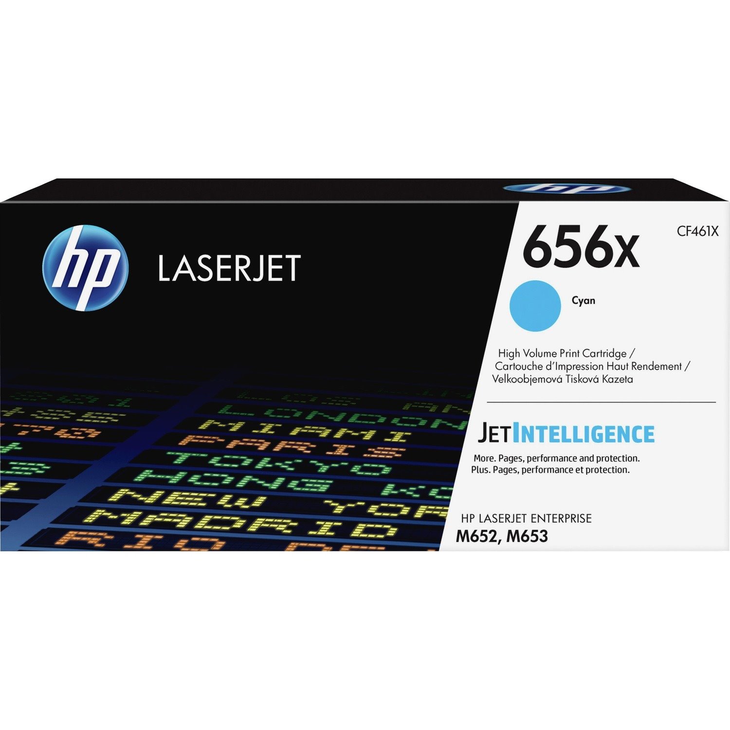 HP 656X Original High Yield Laser Toner Cartridge - Cyan - 1 / Pack