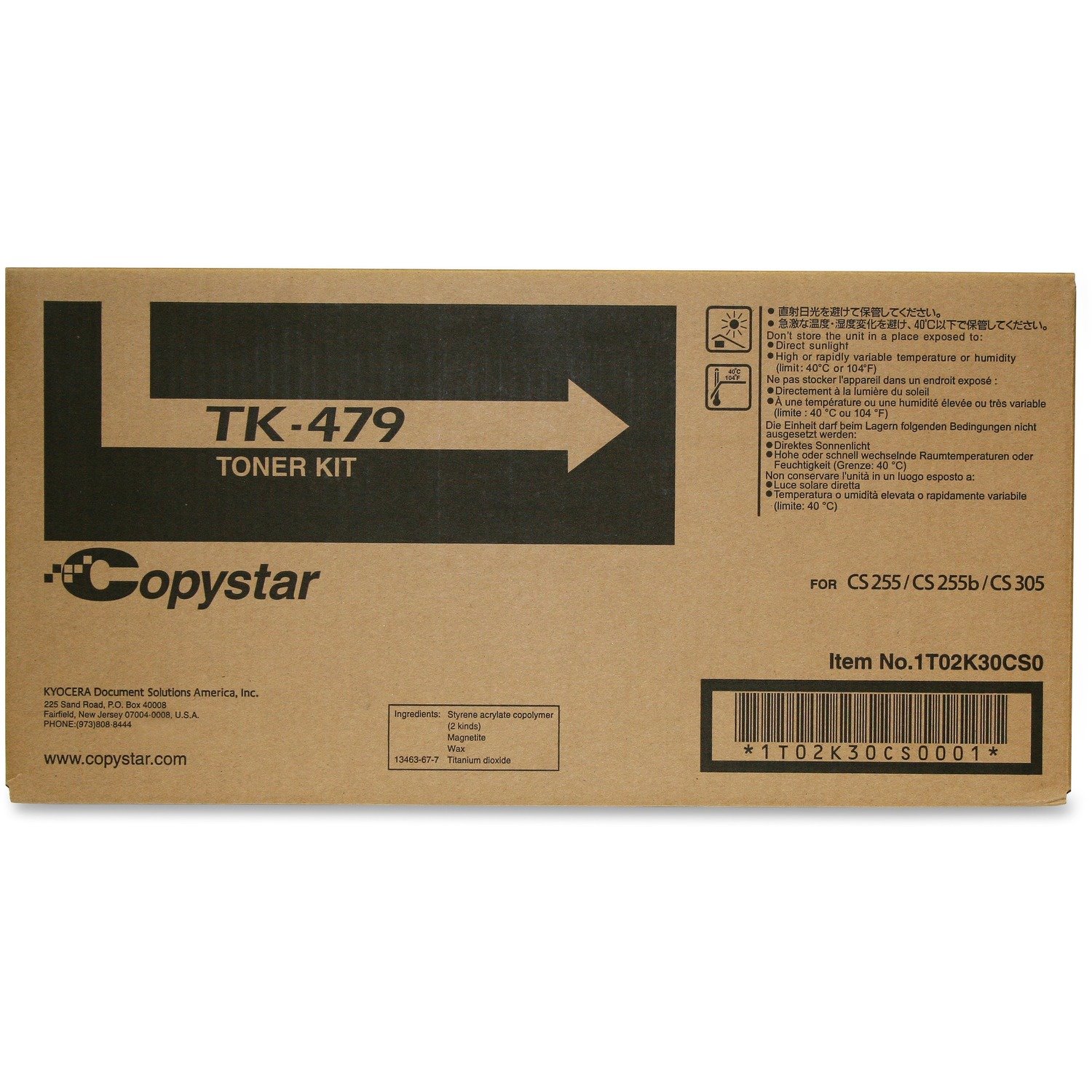 Kyocera TK-479 Original Laser Toner Cartridge - Black Pack