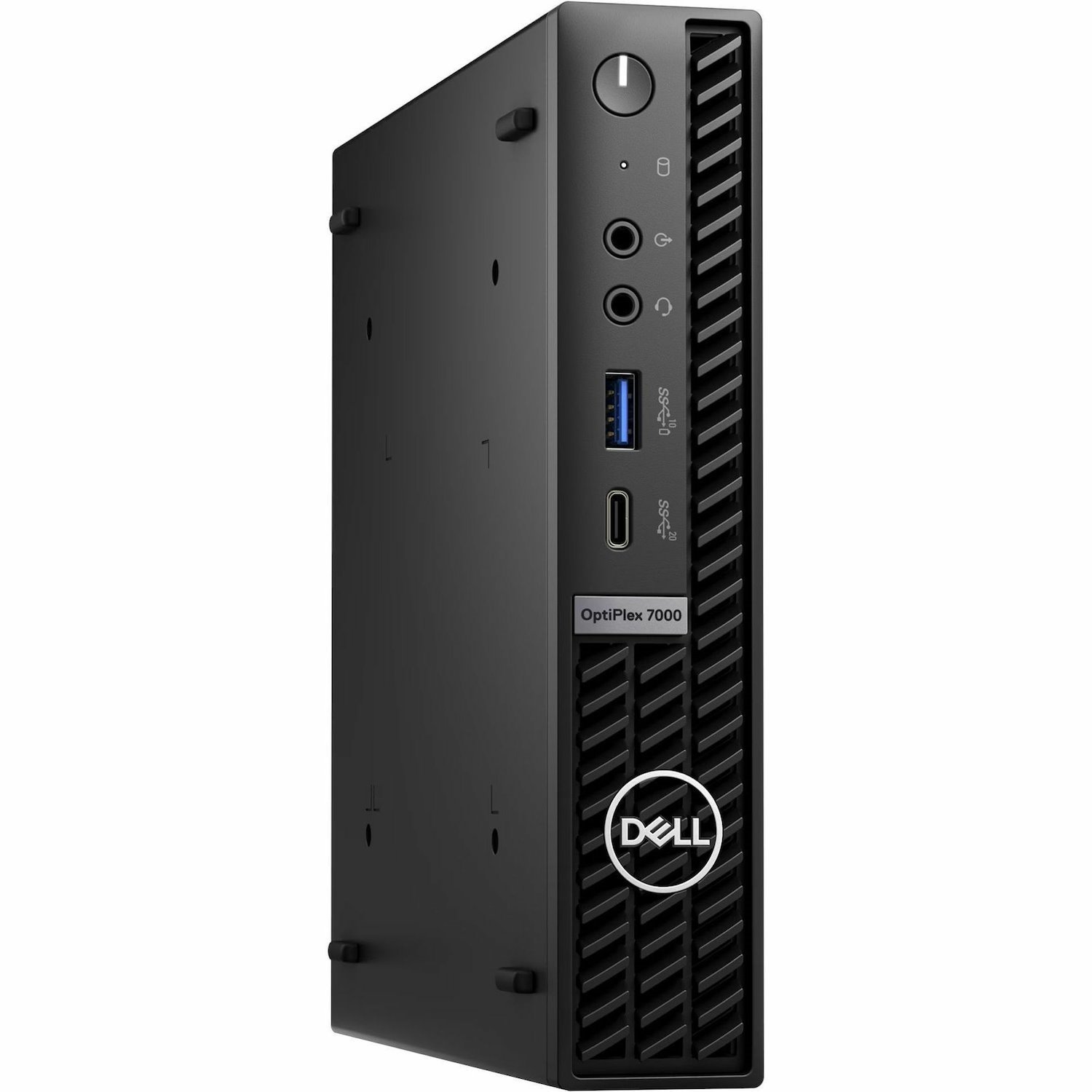 Dell OptiPlex 7000 7020 Desktop Computer - Intel Core i3 14th Gen i3-14100T - 8 GB - 256 GB SSD - Micro PC - Black