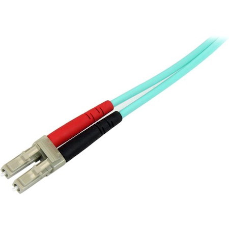 StarTech.com 2m (6ft) LC/UPC to LC/UPC OM4 Multimode Fiber Optic Cable, 50/125&micro;m LOMMF/VCSEL Zipcord Fiber, 100G, LSZH Fiber Patch Cord