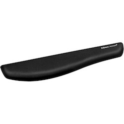 Fellowes PlushTouch&trade; Keyboard Wrist Rest with Microban&reg; - Black