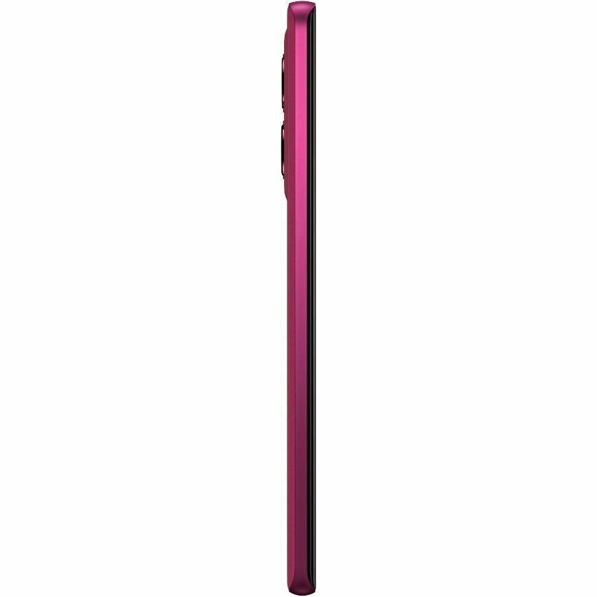Motorola Mobility Edge 50 Fusion 256 GB Smartphone - 6.7" P-OLED Full HD Plus 2400 x 1080 - Octa-core (Cortex A78Quad-core (4 Core) 2.40 GHz + Cortex A55 Quad-core (4 Core) 1.95 GHz - 12 GB RAM - Android 14 - 5G - Hot Pink