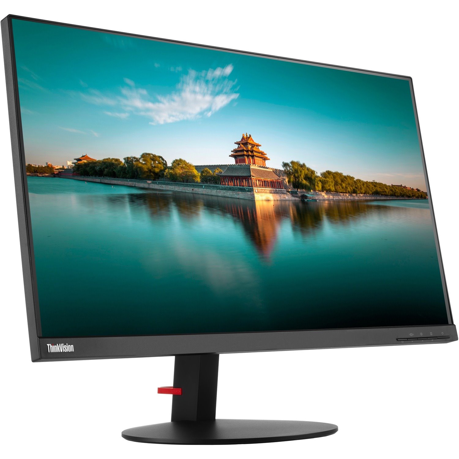 Lenovo ThinkVision P27h-10 27" Class QHD LCD Monitor - 16:9 - Glossy Black