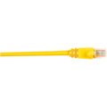 Black Box CAT5e Value Line Patch Cable, Stranded, Yellow, 5-ft. (1.5-m), 25-Pack