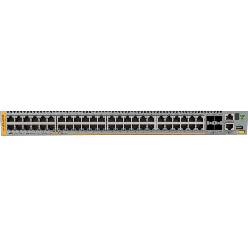 Allied Telesis x930 x930-52GTX 48 Ports Manageable Layer 3 Switch - Gigabit Ethernet, 10 Gigabit Ethernet - 10/100/1000Base-T, 10GBase-X