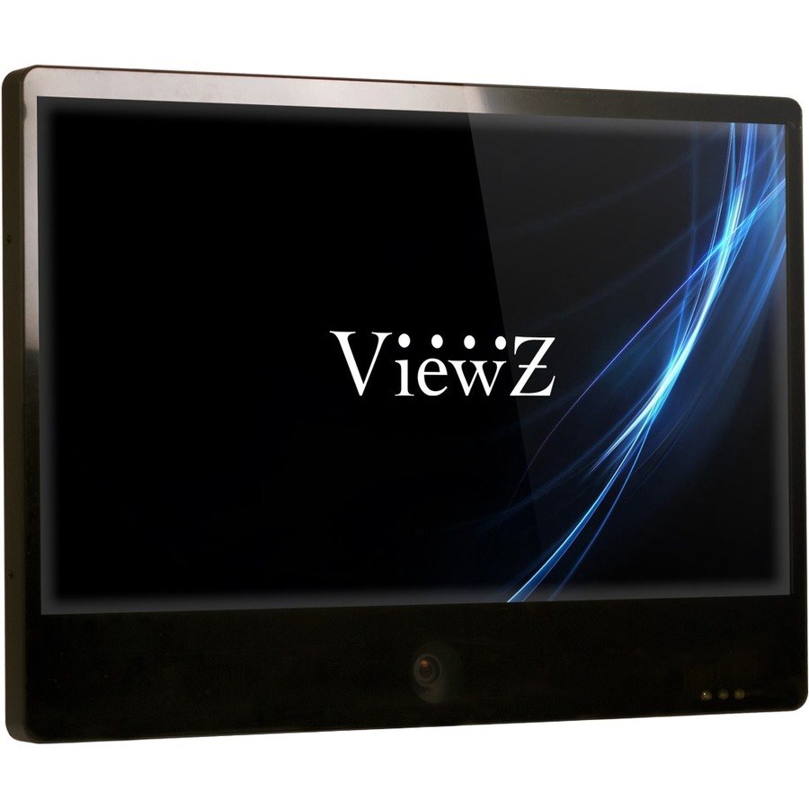 ViewZ VZ-PVM-I2B3 23" Class Webcam Full HD LCD Monitor - 16:9 - Black