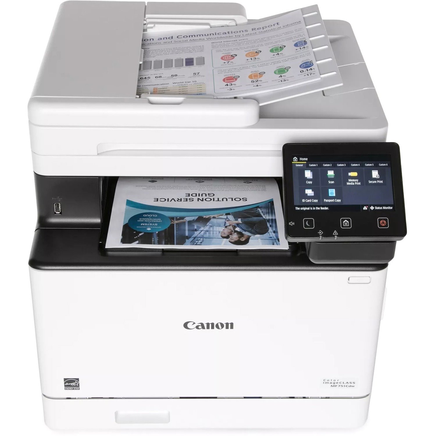 Buy Canon ImageCLASS MF751Cdw Wireless Laser Multifunction Printer   Edceeee9e37341 