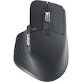 Logitech MX MASTER 3S Full-size Mouse - Bluetooth - USB Type A - Darkfield - 7 Button(s) - Graphite