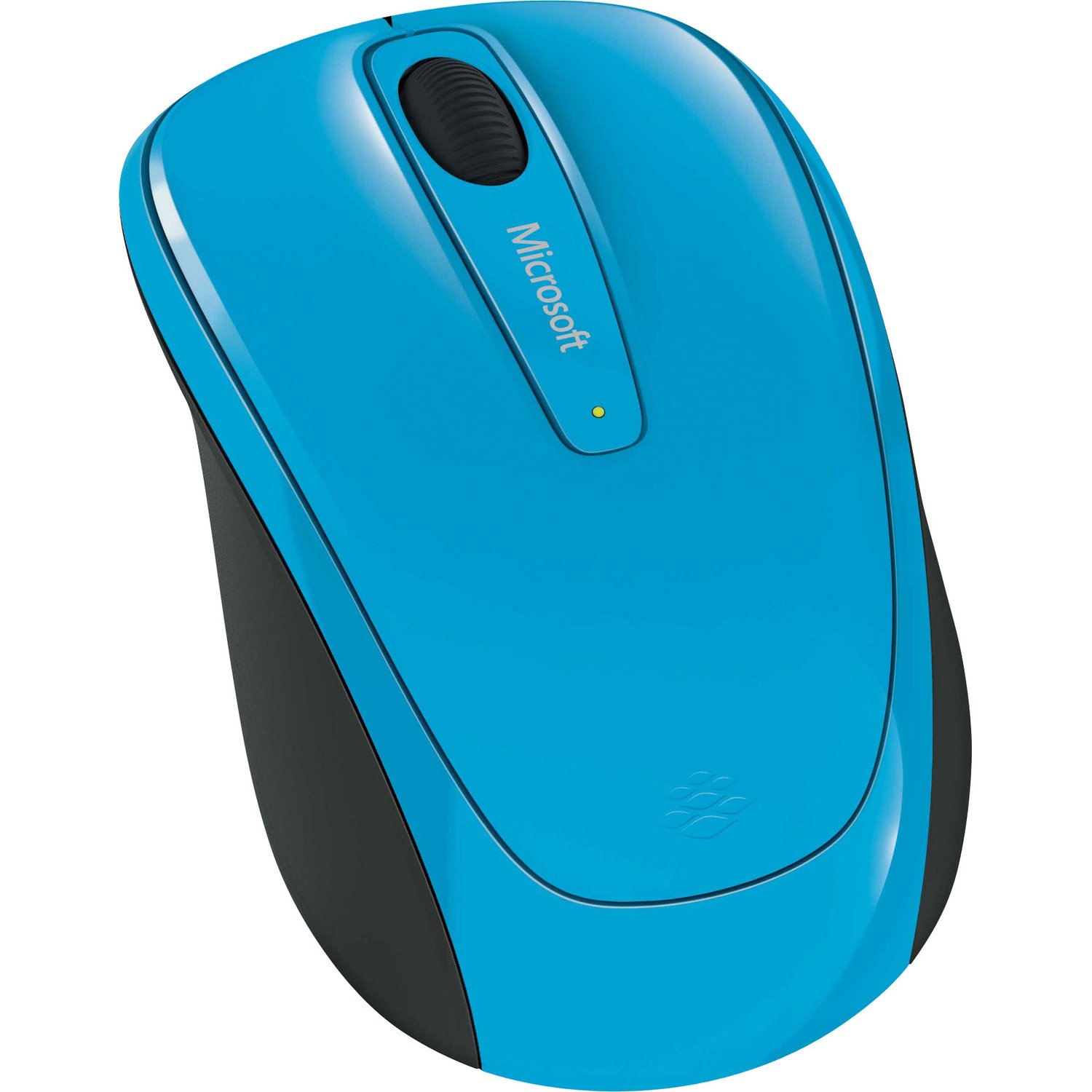 Microsoft Wireless Mobile 3500 Mouse - Radio Frequency - USB 2.0 - BlueTrack - 3 Button(s) - Cyan Blue