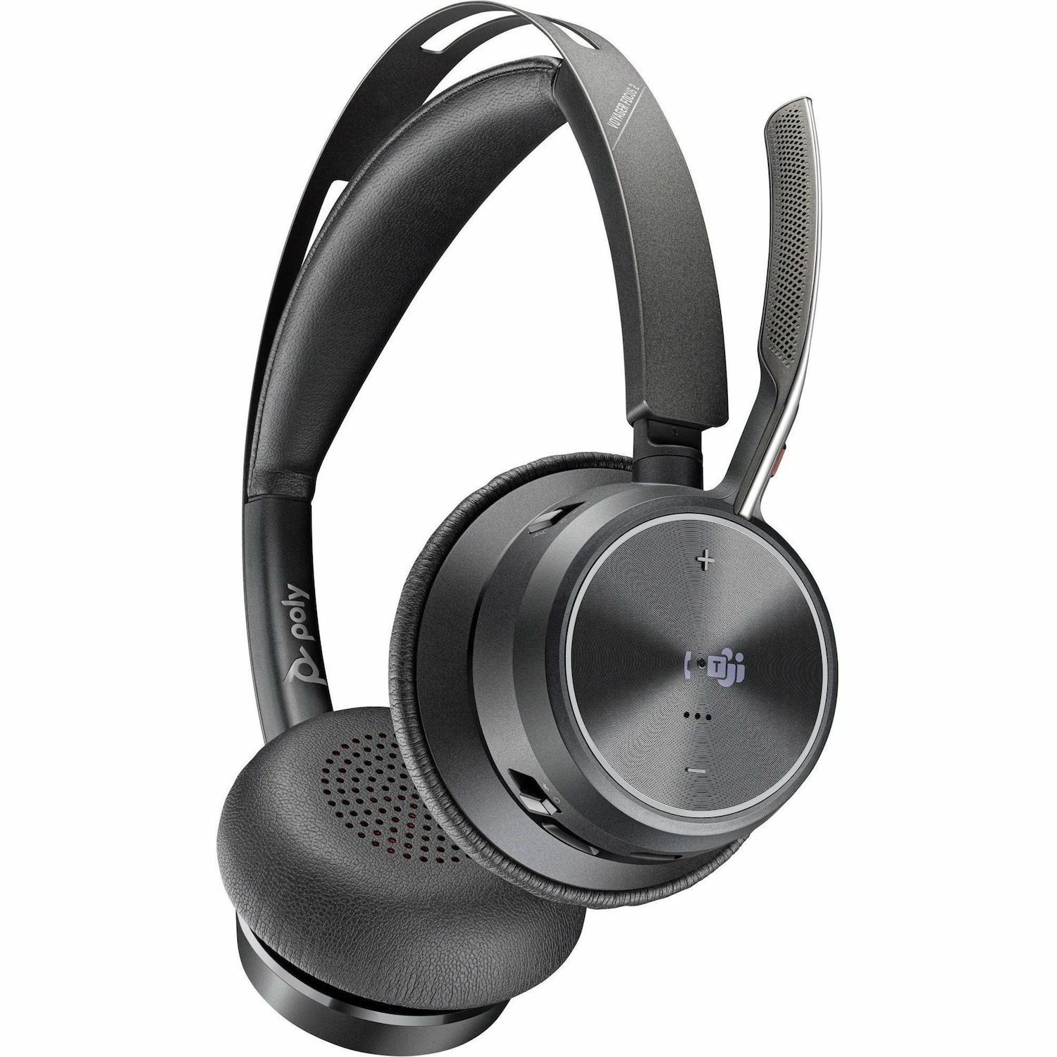 Poly Voyager Focus 2 Wired/Wireless Over-the-head Stereo Headset - Black