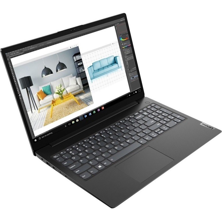 Lenovo V15-ALC 82KD000HUK 39.6 cm (15.6") Notebook - Full HD - 1920 x 1080 - AMD Ryzen 5 5500U Hexa-core (6 Core) 2.10 GHz - 8 GB Total RAM - 256 GB SSD - Black