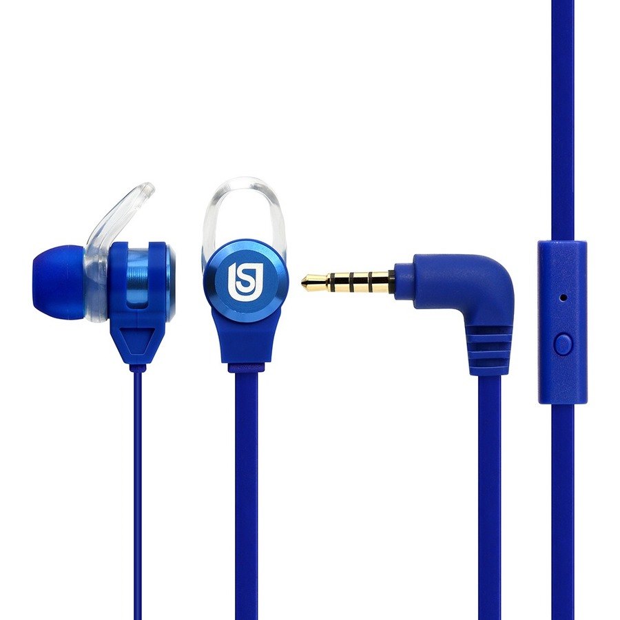 Verbatim Urban Sound Wired Earbud Stereo Earset - Steel Blue